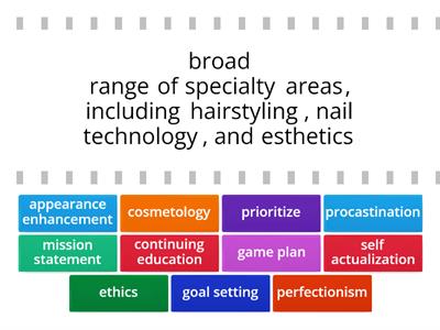 Cosmetology - Chapters 1 and 2