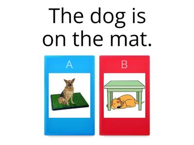 Match the word to the decodable sentence 