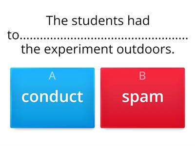 Vocabulary 9A