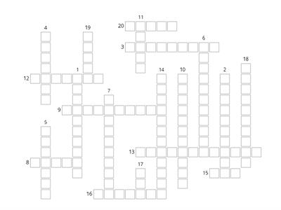 Television Industry Crossword Puzzle - Fall 2024