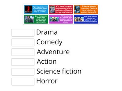 Movies and TV shows genres