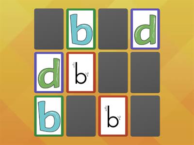 B and D letter recognition 
