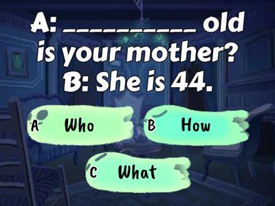 WH -question words quiz!