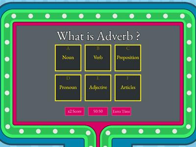  Adverb-Gameshow Quiz