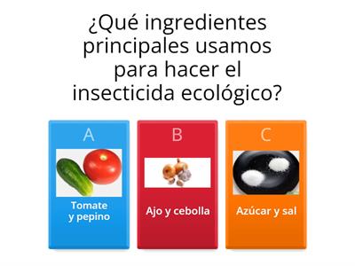 El juego del insecticida ecológico