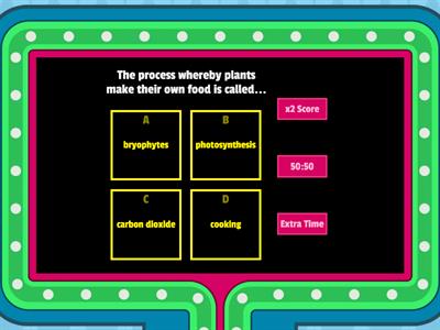 The plant kingdom quiz