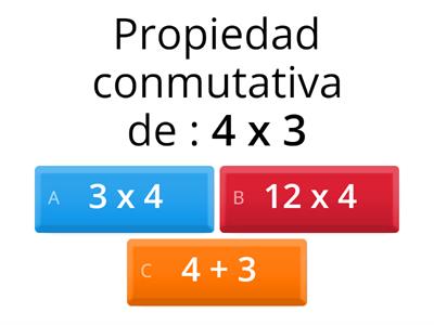 Propiedad Conmutativa - Recursos Didácticos