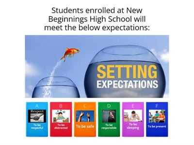 Expectations for Students: Academics, Dress Code