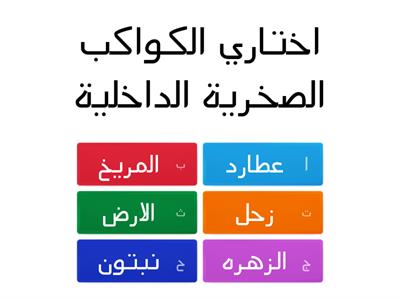 الكواكب الداخلية الصخرية