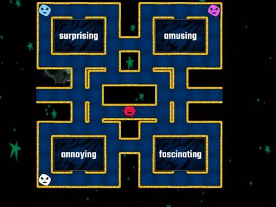 Maze chase - Adjectives activity