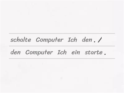 PC-Training 2.Woche