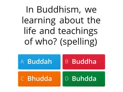 Buddhism quiz