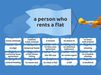 Rent a flat vocabulary