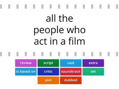 Films - vocabulary