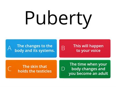 Puberty - Quiz