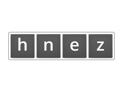 Zahlen Anagram 