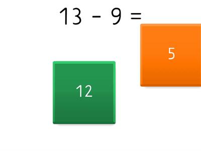 Subtraction 1-20