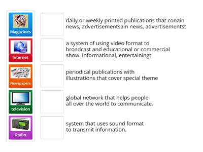 Mass Media Vocabulary