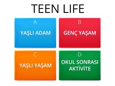 8. SINIF UNIT 2 TEEN LIFE WORDS PART 1 