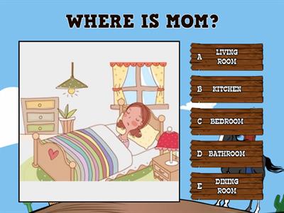 Family and Parts of the House - Quiz