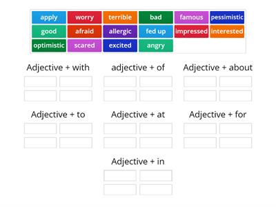 Adjective structures English 6