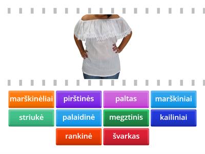 Learn Lithuanian Clothes Top