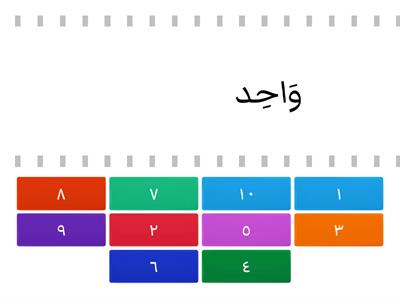 Arab Nombor 1-10