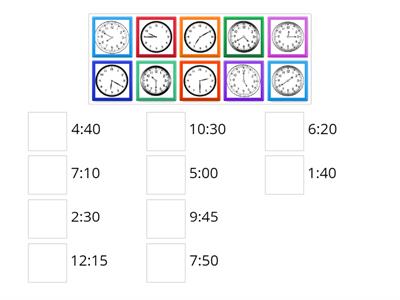 Y7 - Revision (Time) 