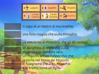 Le avventure di Pinocchio - I personaggi