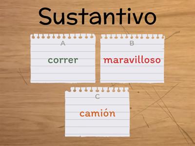 Sustantivos, verbos, adjetivos 1.1