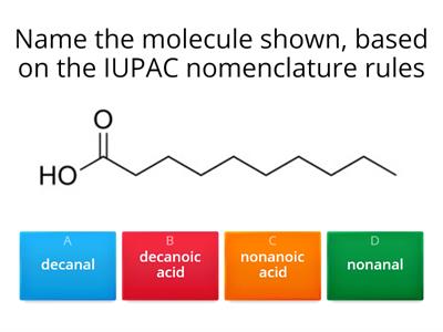 Naming hydrocarbons