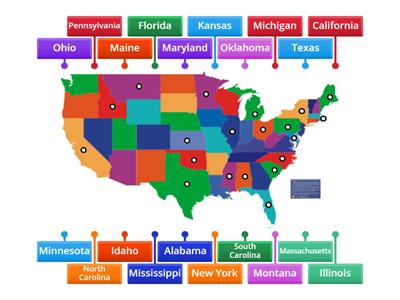 States in USA