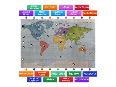 Continents, Oceans, Longitude/Latitude