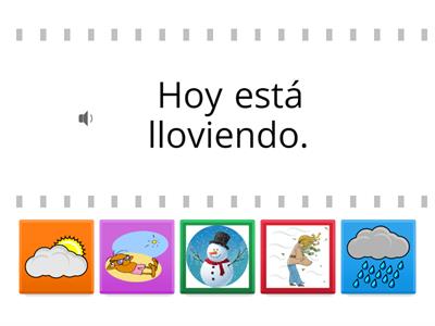 Hablemos del clima ¿Cómo está el clima hoy?