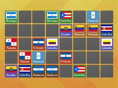 Hispanic Countries - Flags
