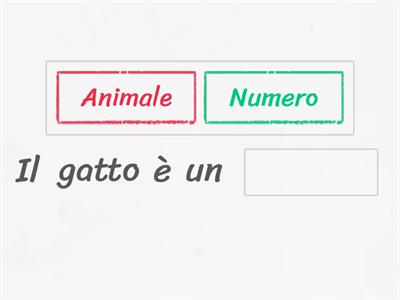 La frasi di italiano e matematica