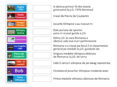 Educatie fizica: Jocurile Olimpice