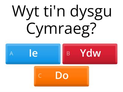 Ymarfer Yes a No Mynediad 1