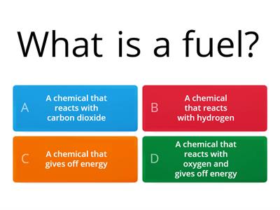 Fuels Quiz