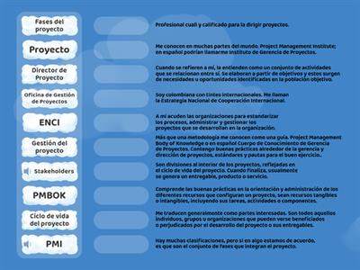 Marco conceptual sobre proyectos