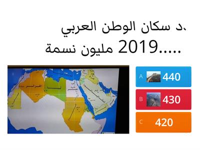 النمو السكاني في الوطن العربي