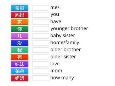 yct1 lesson4 你家有几口人