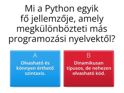 Python kvíz