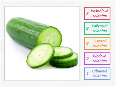 Zelenina - 5 druhů