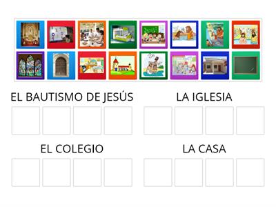 EL BAUTISMO DE JESÚS. INFANTIL 4 AÑOS