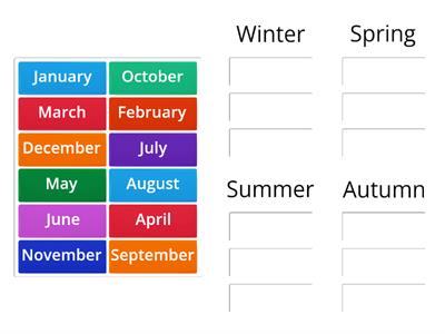 Months and Seasons