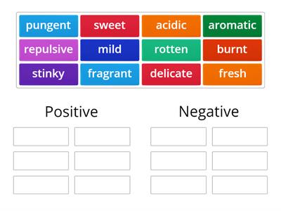 Senses: taste and smell