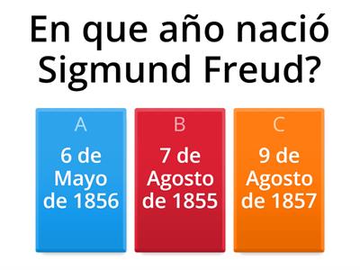 Preguntas sobre Sigmund Freud-Psicoanálisis 