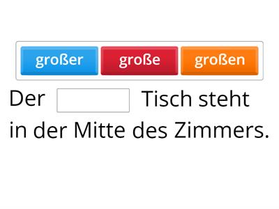 Beste Freunde A2.2 L29 Adjektiv + besstimte Artikel (Nominativ)