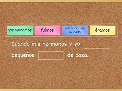 Los pasados en español